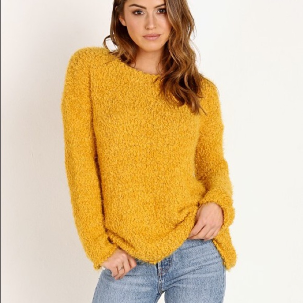 BB Dakota Debra Boucle Yarn Sweater